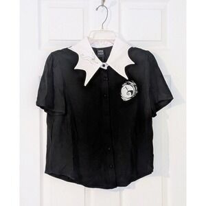Disney‎ Her Universe Nightmare Before Christmas Top Jack Skellington M NWT